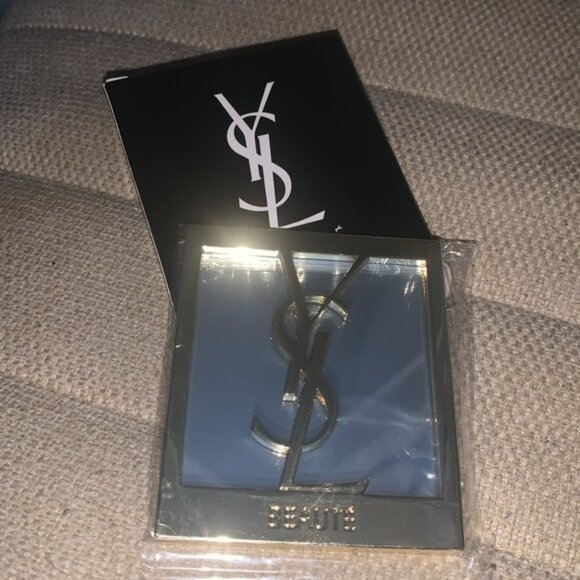 Yves Saint Laurent | Makeup | New Ysl Cosmetic Gold Flip Mirror Limited ...